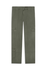 Calça White Denim Straigth Verde Escuro