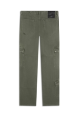 Calça White Denim Straigth Verde Escuro