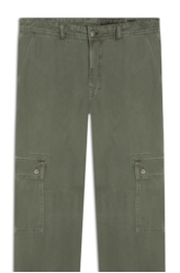 Calça White Denim Straigth Verde Escuro