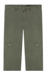 Calça White Denim Straigth Verde Escuro