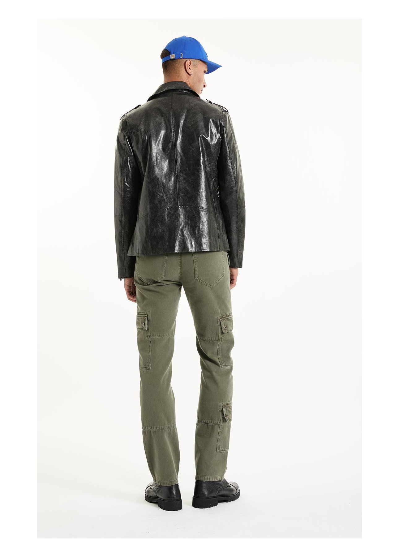 Calça White Denim Straigth Verde Escuro