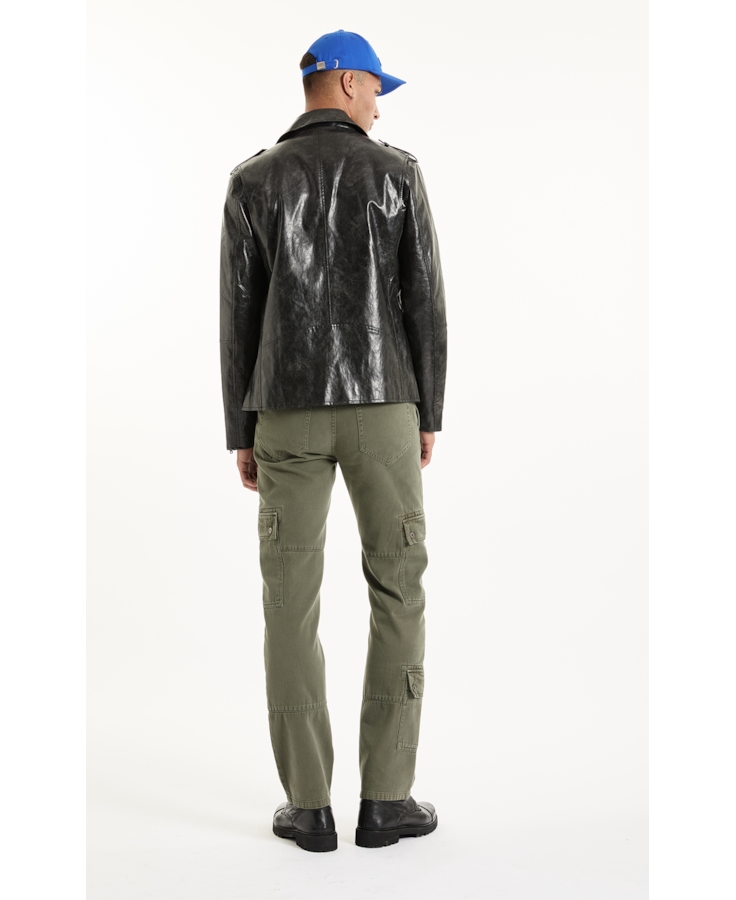 Calça White Denim Straigth Verde Escuro