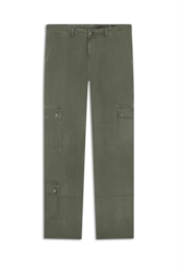 Calça White Denim Straigth Verde Escuro