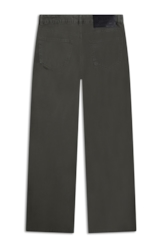 Calça White Denim Wide Leg Verde Escuro