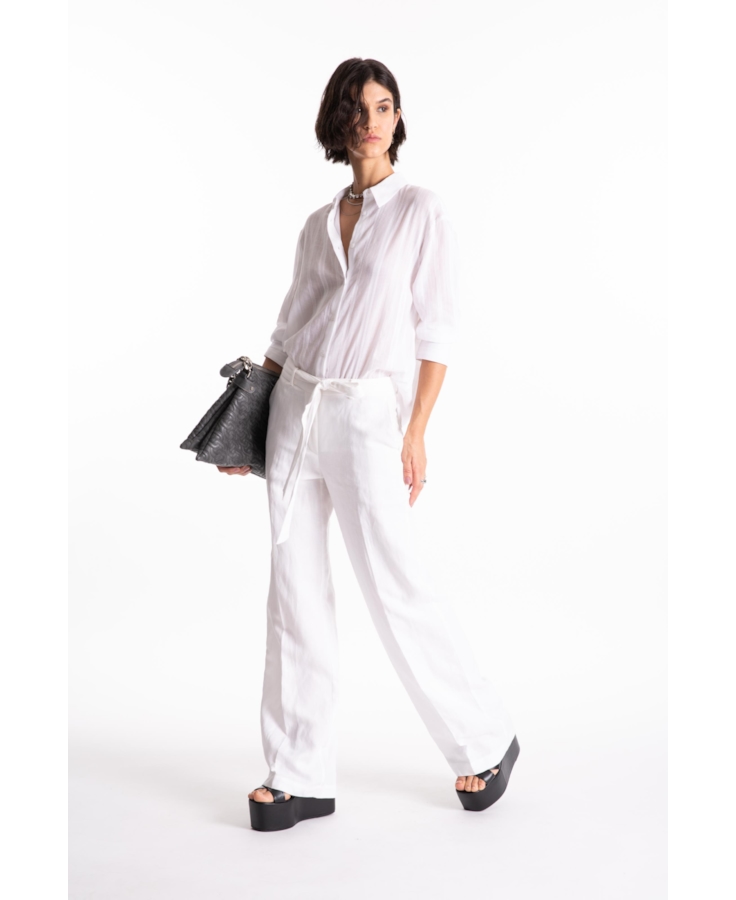 Calça Wideleg Branco