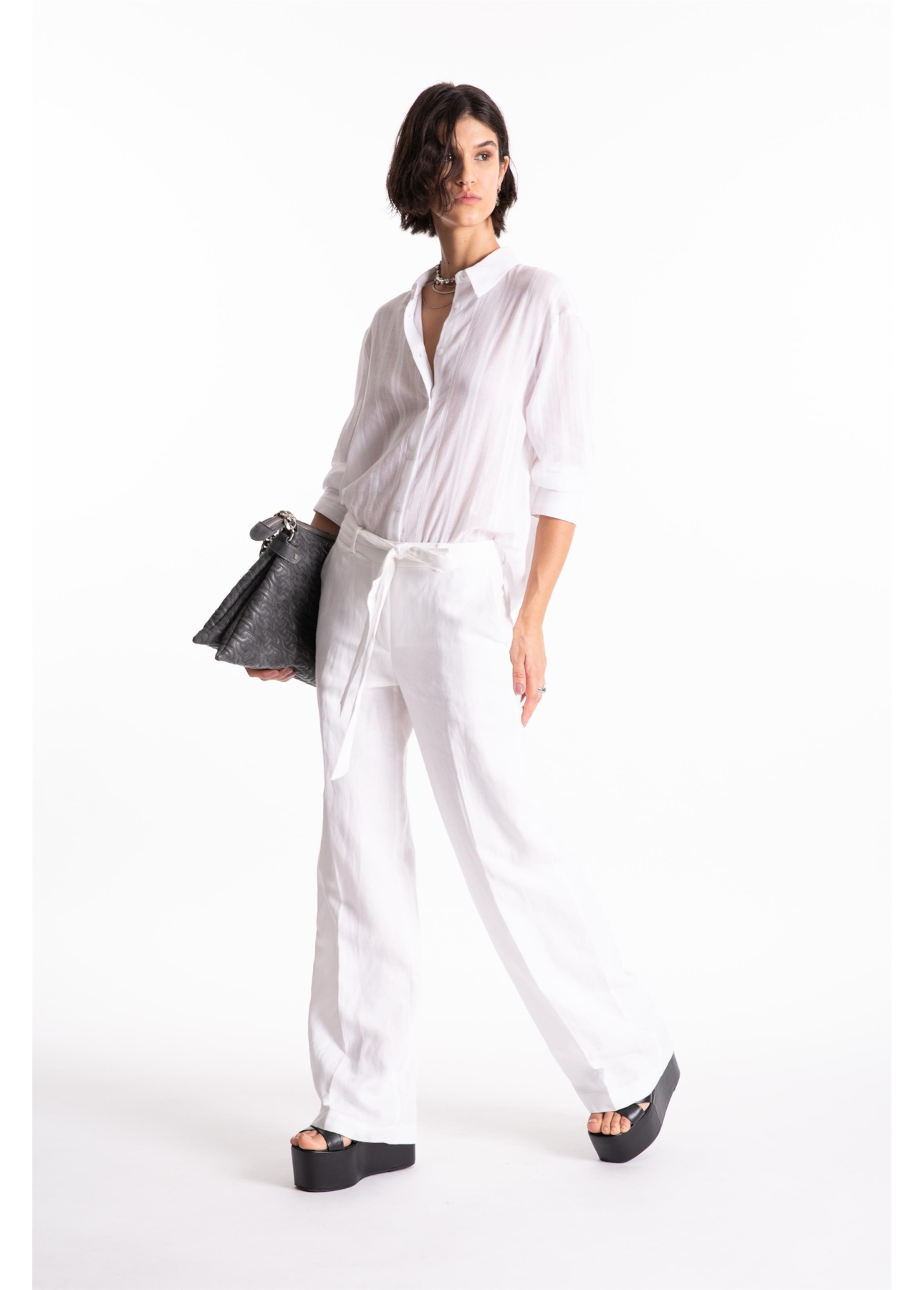 Calça Wideleg Branco