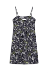 Cambraia Petit Palm Ruching Curto Padrao 1