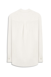Camisa Affinity Ruffle Pepit Off White