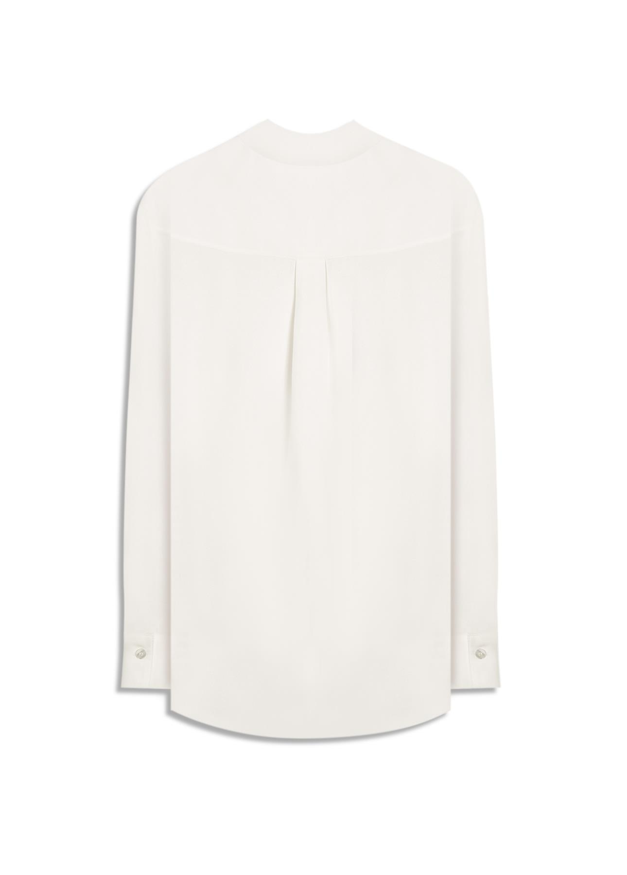 Camisa Affinity Ruffle Pepit Off White