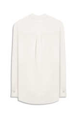Camisa Affinity Ruffle Pepit Off White