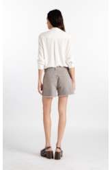 Camisa Affinity Ruffle Pepit Off White
