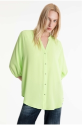 Camisa Beta Over Ellus Lemon