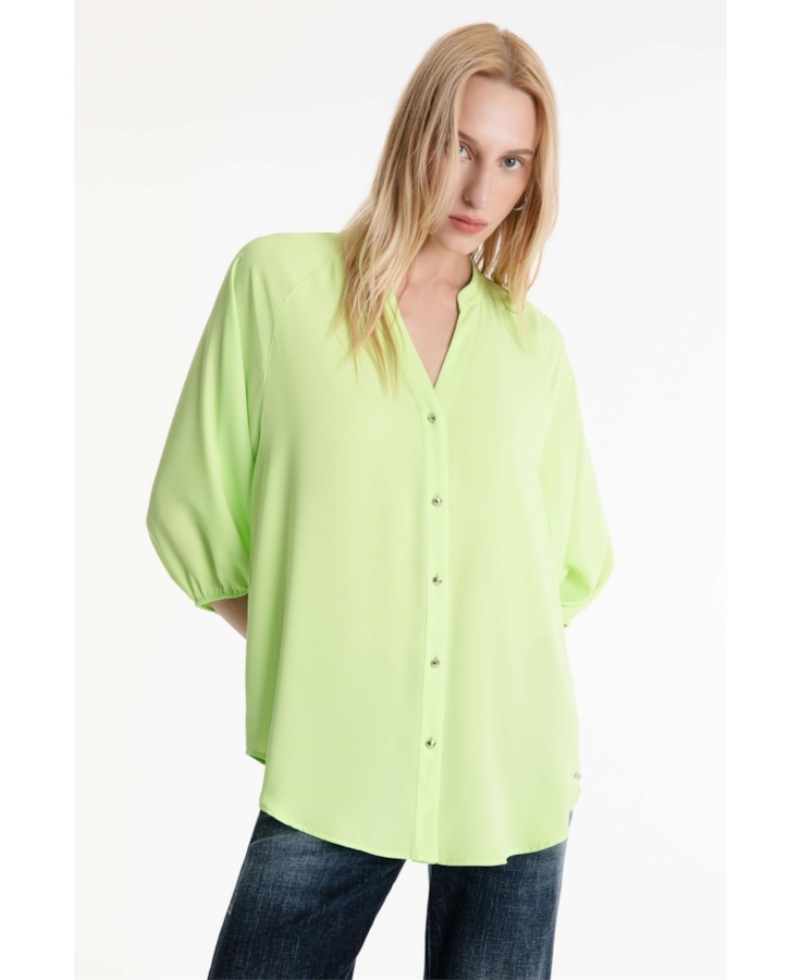 Camisa Beta Over Ellus Lemon