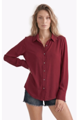 Camisa Beta Petit Dark Wine