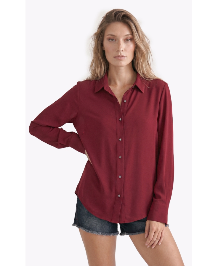 Camisa Beta Petit Dark Wine