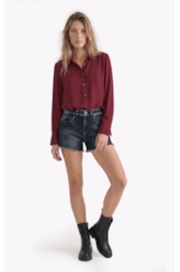 Camisa Beta Petit Dark Wine
