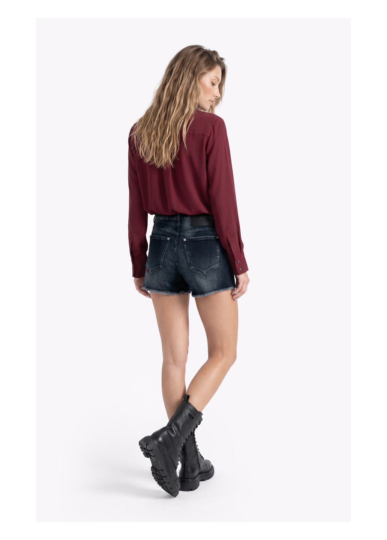 Camisa Beta Petit Dark Wine