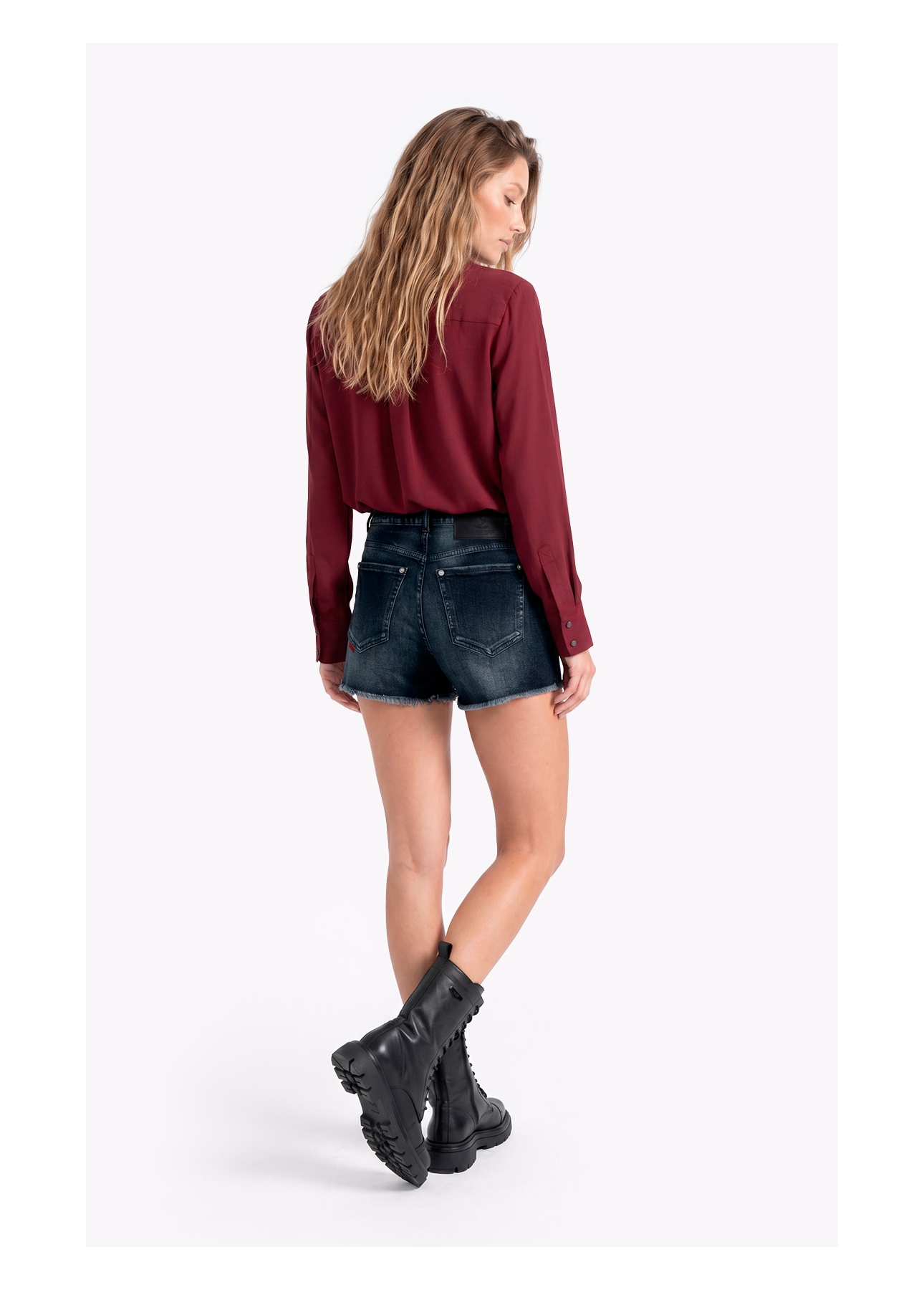 Camisa Beta Petit Dark Wine