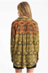 Camisa Beta Snake Scarf Amarelo
