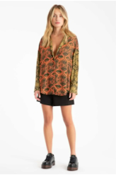 Camisa Beta Snake Scarf Amarelo