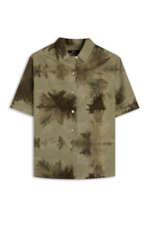 Camisa Blatt Tie Dye Americ Verde Petroleo