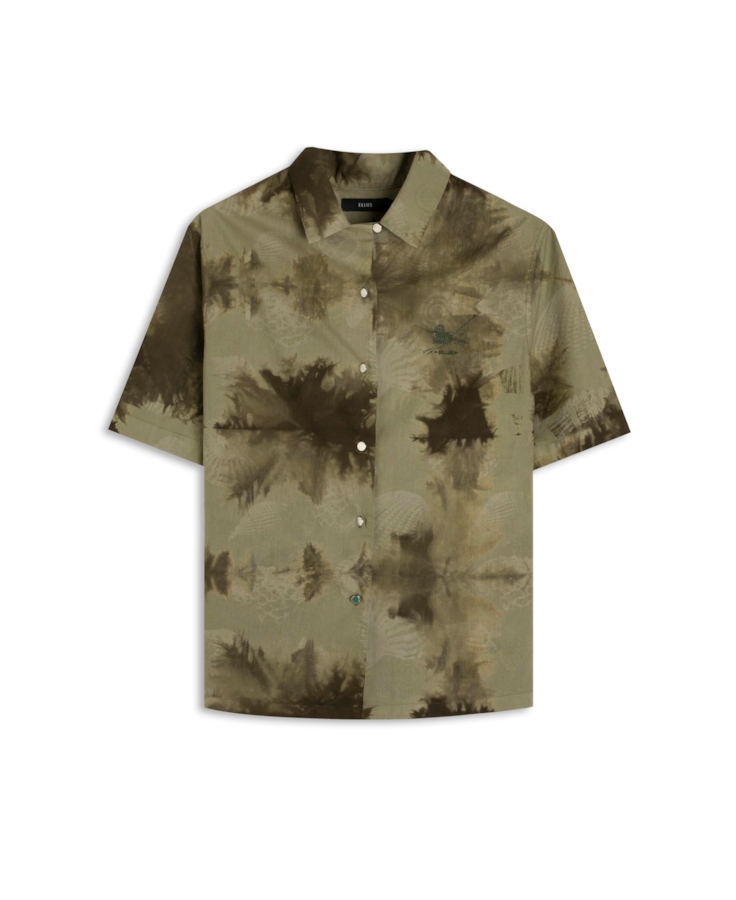 Camisa Blatt Tie Dye Americ Verde Petroleo