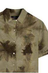 Camisa Blatt Tie Dye Americ Verde Petroleo