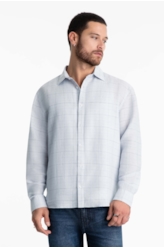 Camisa Breeze Plaid Classic Gelo
