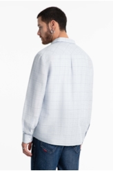 Camisa Breeze Plaid Classic Gelo