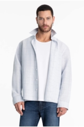 Camisa Breeze Plaid Classic Gelo