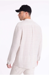 Camisa Breeze Plaid Classic Natural