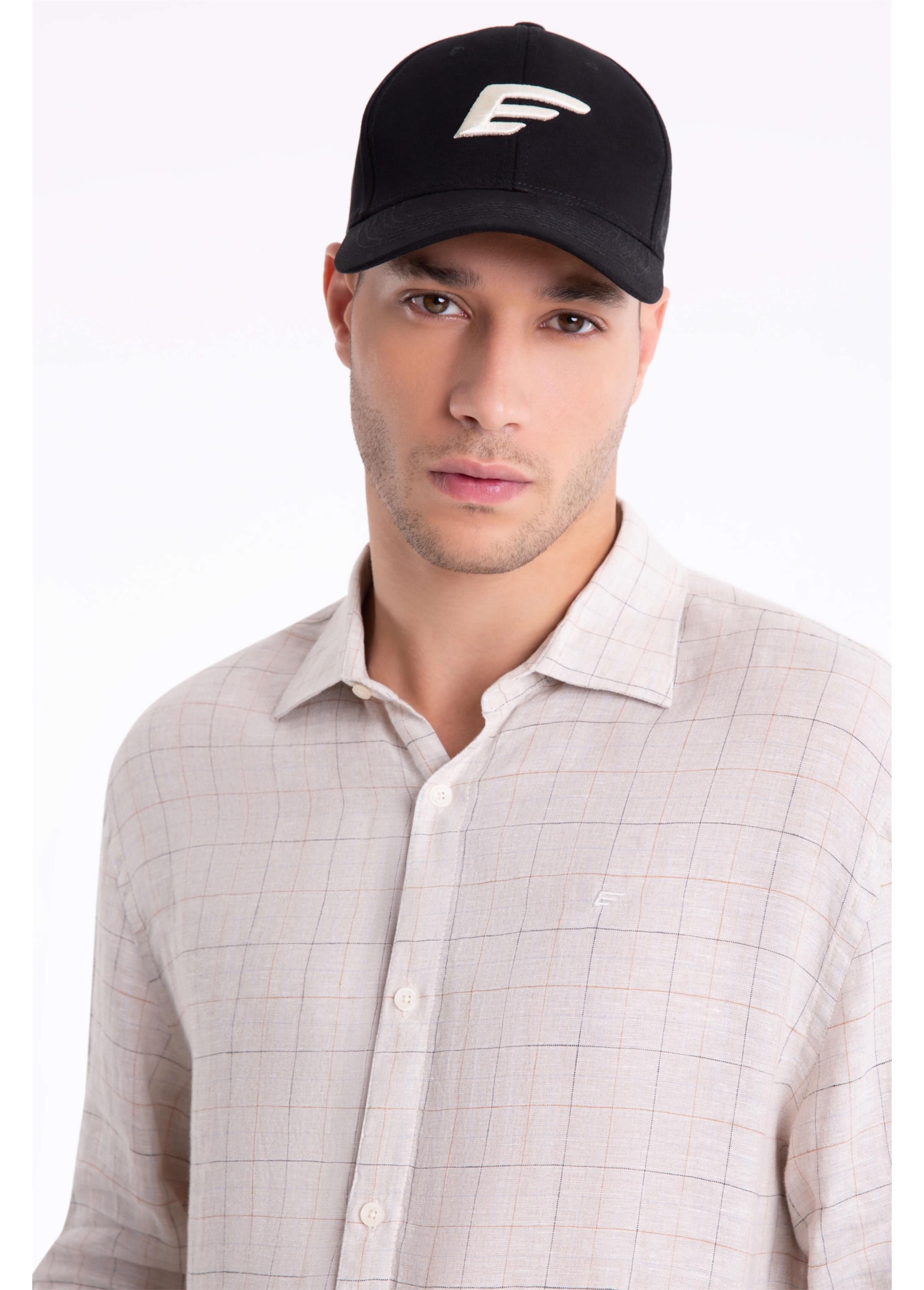 Camisa Breeze Plaid Classic Natural