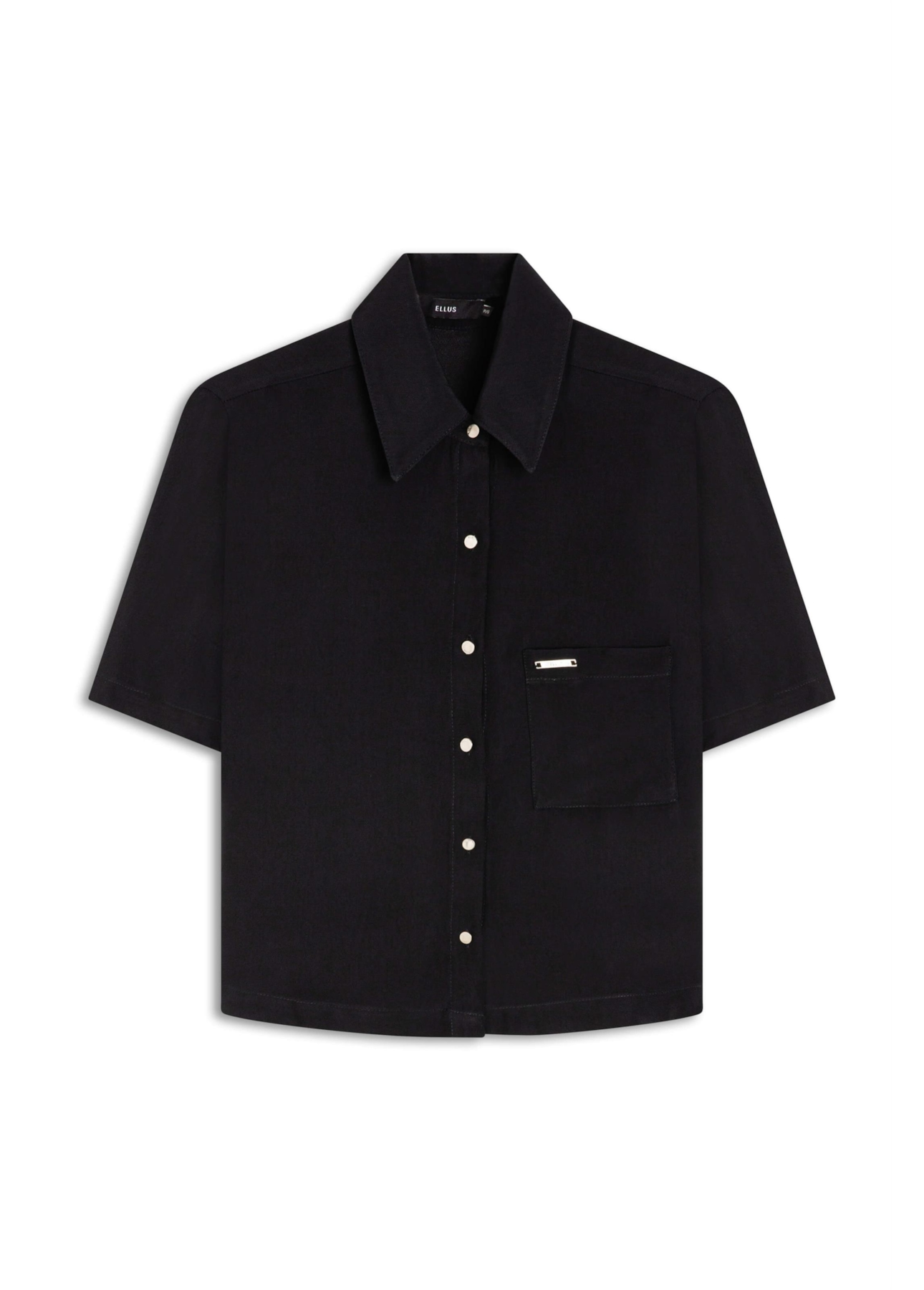 Camisa Buttom Big Pocket Preto