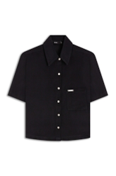 Camisa Buttom Big Pocket Preto
