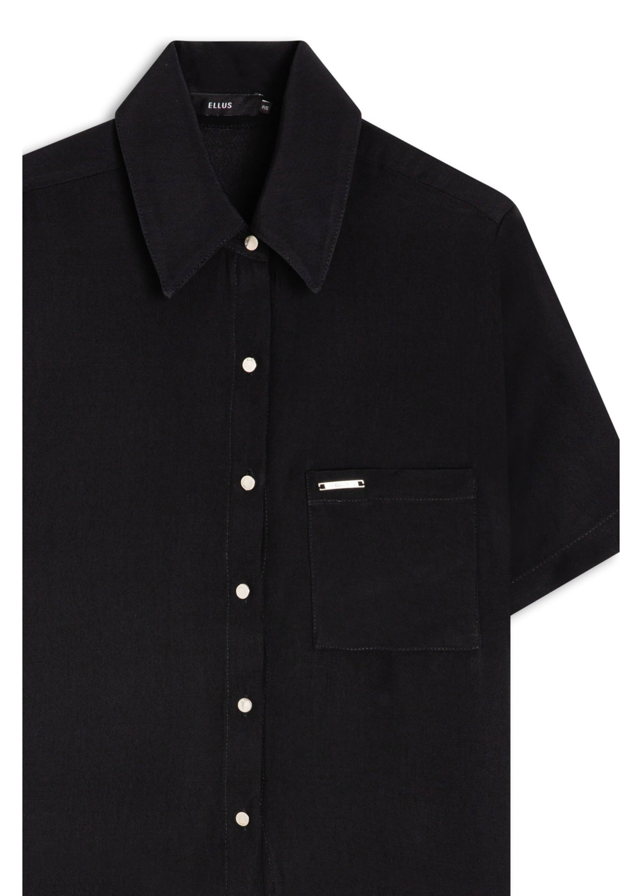 Camisa Buttom Big Pocket Preto