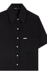 Camisa Buttom Big Pocket Preto