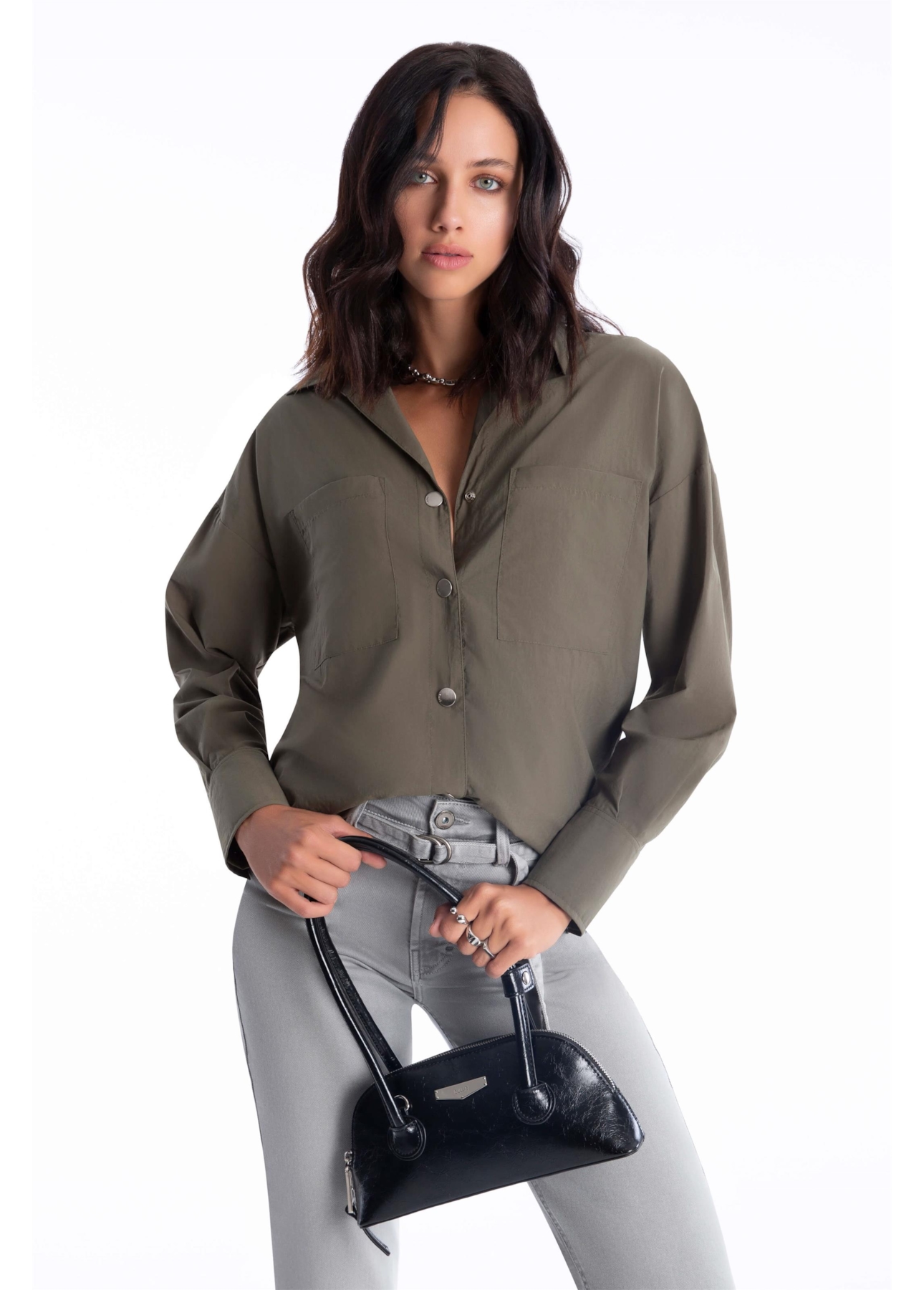Camisa Buttons Ellus Verde Militar