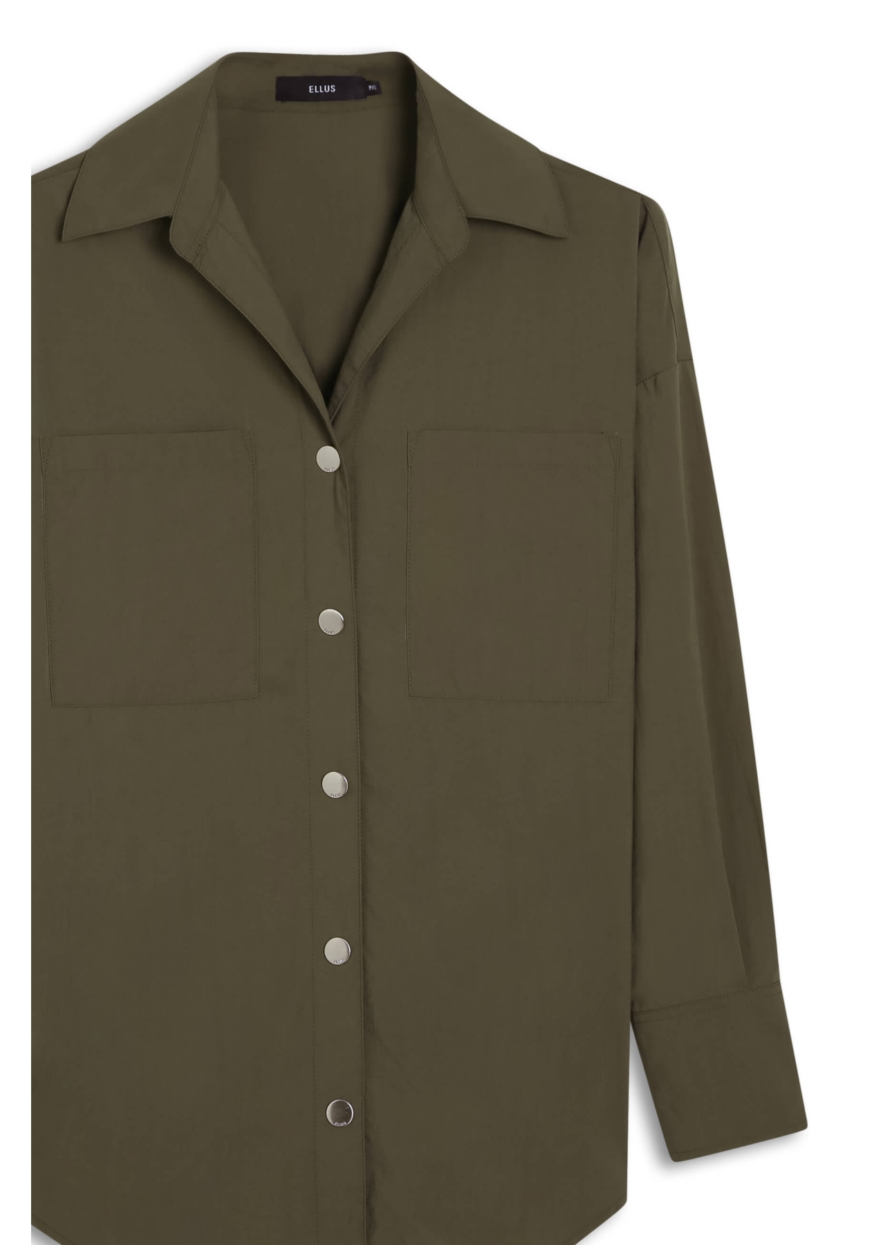 Camisa Buttons Ellus Verde Militar