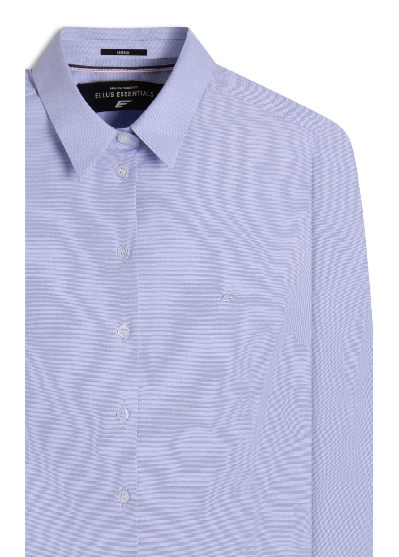 Camisa Camisa Tricoline Fil a Fil Slim Xangai Fusio Azul Seco