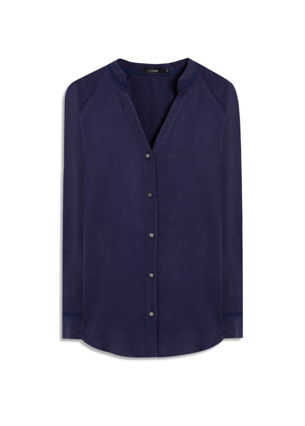 Camisa Chemise Raglan Marinho