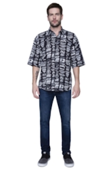 Camisa Classic Motorcycle Patches Padrao 1