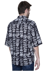 Camisa Classic Motorcycle Patches Padrao 1