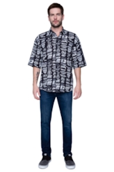 Camisa Classic Motorcycle Patches Padrao 1