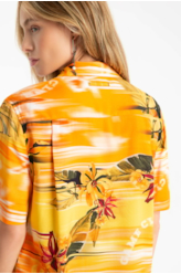 Camisa Color Garden Americ Laranja