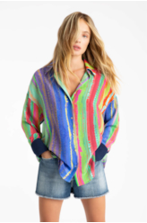 Camisa Colored Buttons Estampado