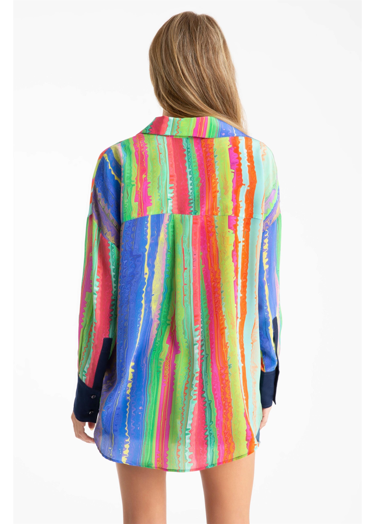 Camisa Colored Buttons Estampado