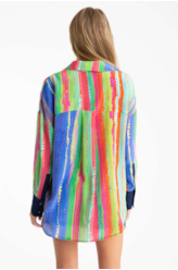 Camisa Colored Buttons Estampado
