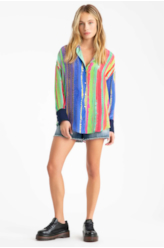 Camisa Colored Buttons Estampado