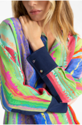 Camisa Colored Buttons Estampado