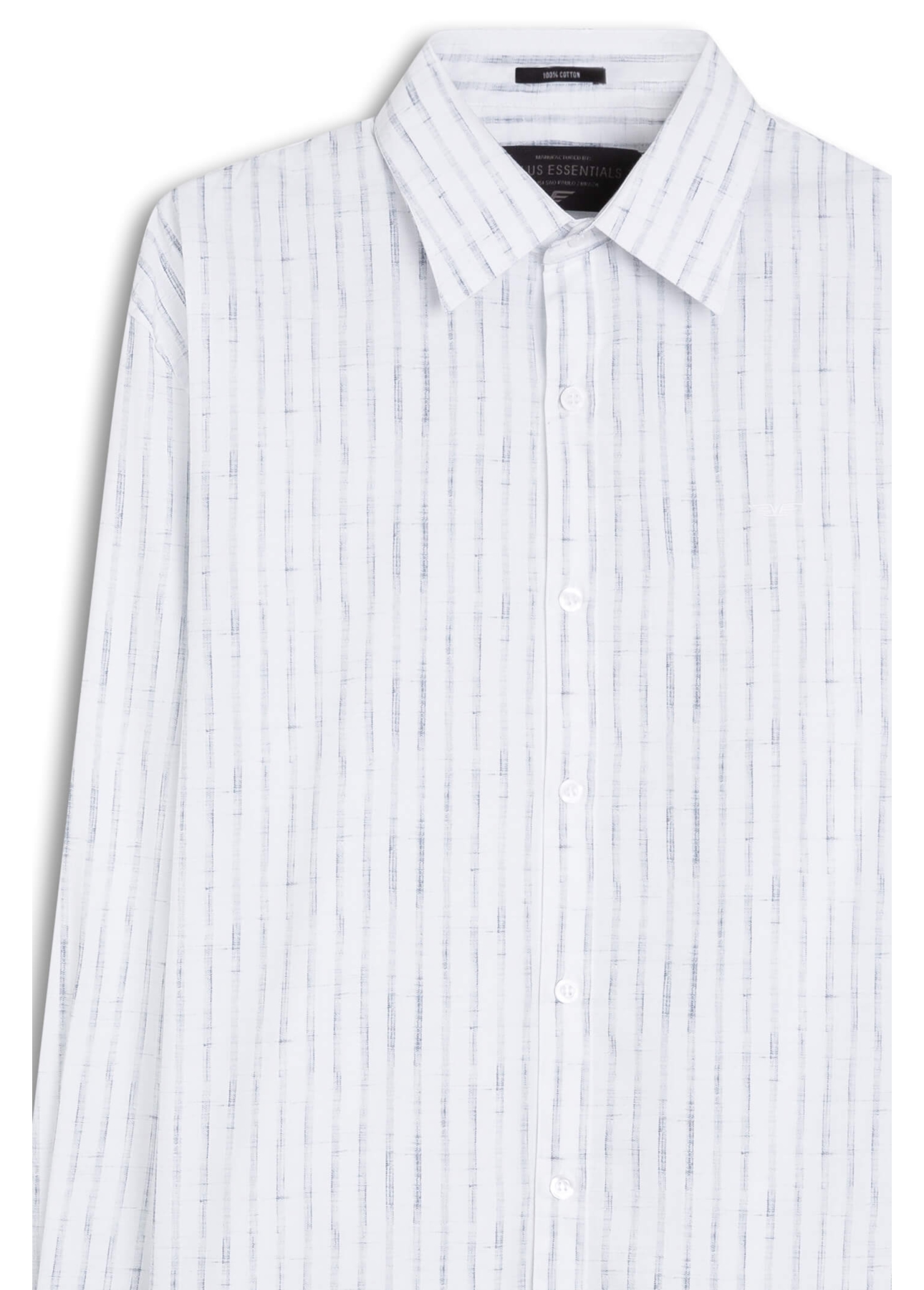 Camisa Cotton Fail Stripes Classic Gelo